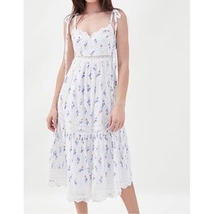 LoveShackFancy romantic floral dress